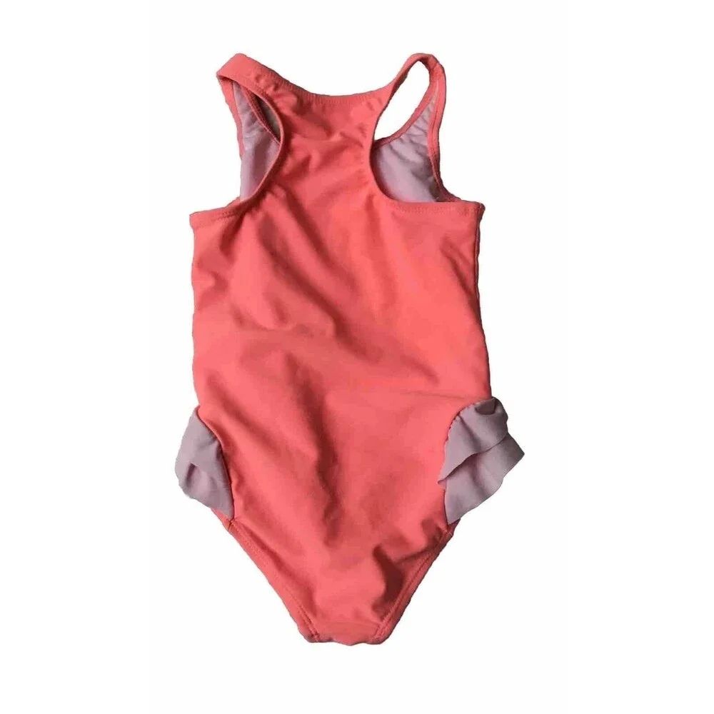 Carter's Toddler Girls One Piece Swimsuit Flamingo Peach and Pink Size 4T